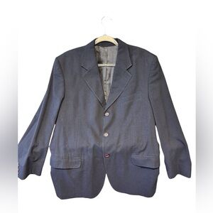Christian Dior Men’s Navy Blue  Blazer Jacket 100% Wool